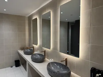 Toilets · washbasins at Apex Pickleball